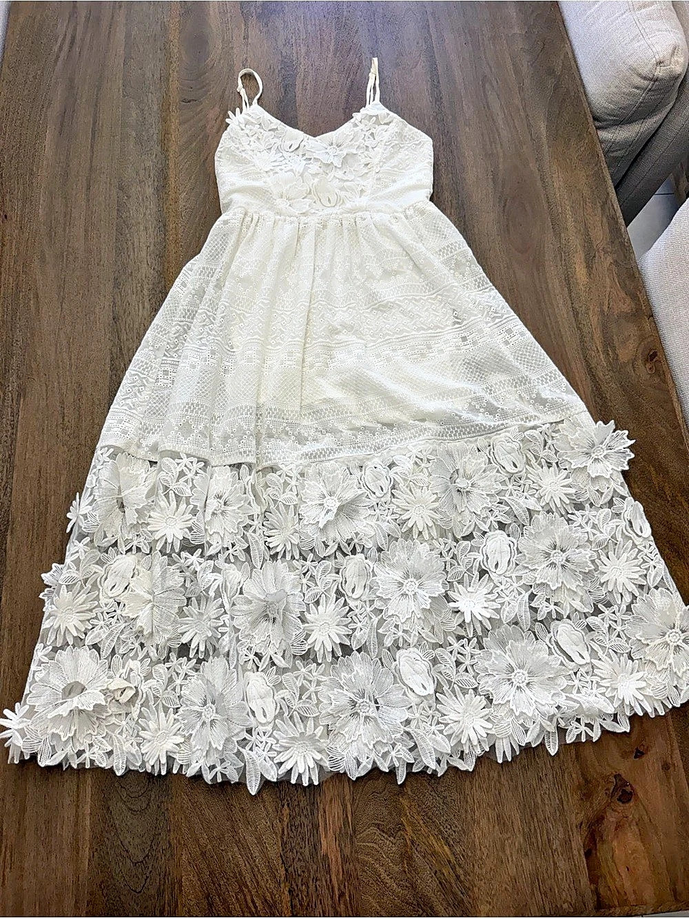 Strut & Bolt Floral Lace Mini Dress Size Small Like New